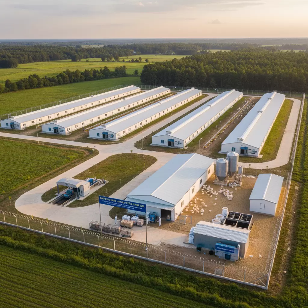 Áp dụng an toàn sinh học giúp bảo vệ đàn gà khỏi các tác nhân gây bệnh từ bên ngoài