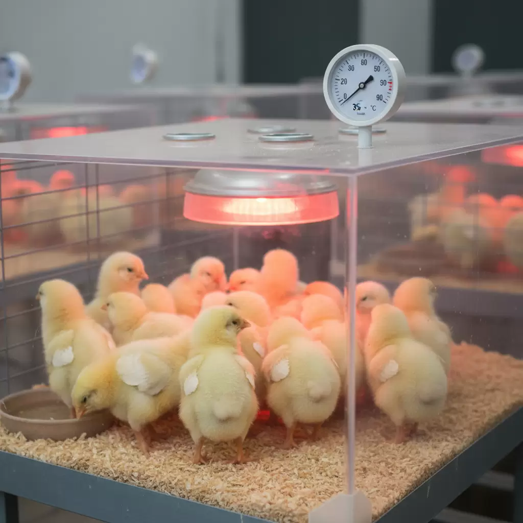 Chăm sóc gà con trong giai đoạn úm đòi hỏi kỹ thuật và sự tỉ mỉ