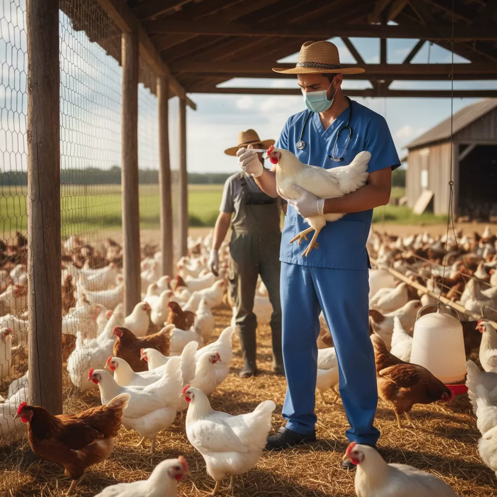 Tiêm phòng vaccine định kỳ là biện pháp bảo vệ đàn gà hiệu quả nhất trước dịch bệnh