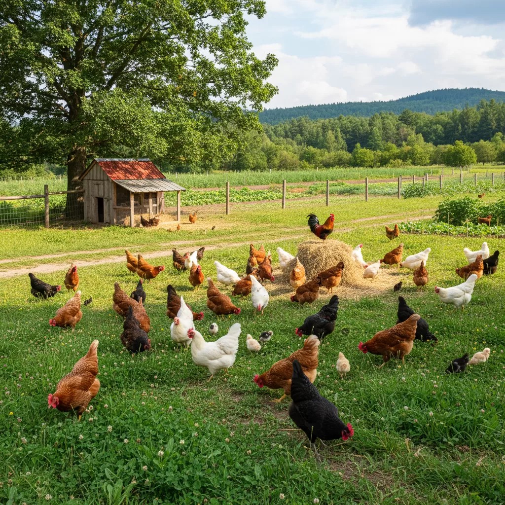 Chế độ dinh dưỡng đóng vai trò cốt lõi trong việc nâng cao năng suất chăn nuôi gà thả vườn