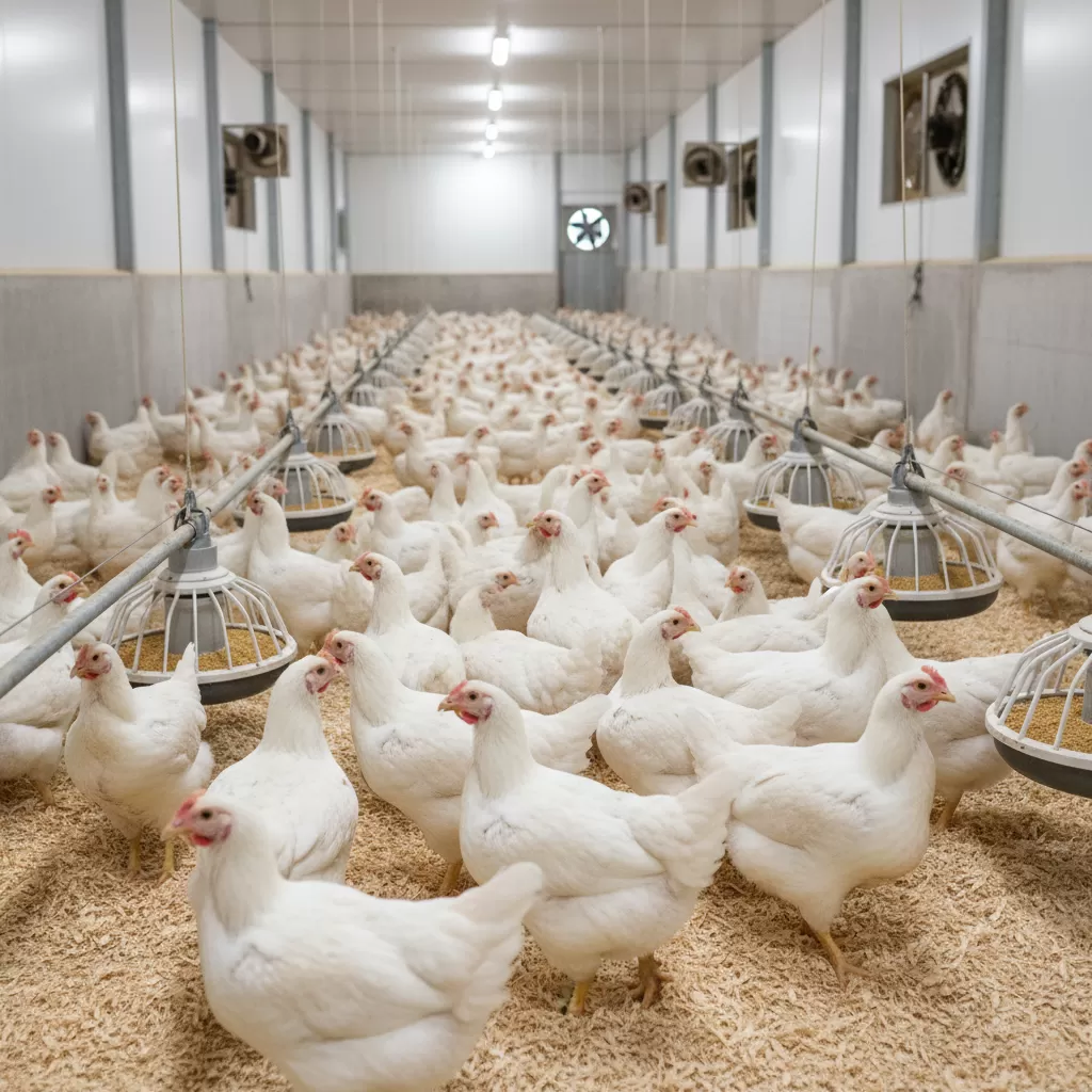 Mật độ hợp lý giúp kiểm soát dịch bệnh và đảm bảo sức khỏe đàn gà