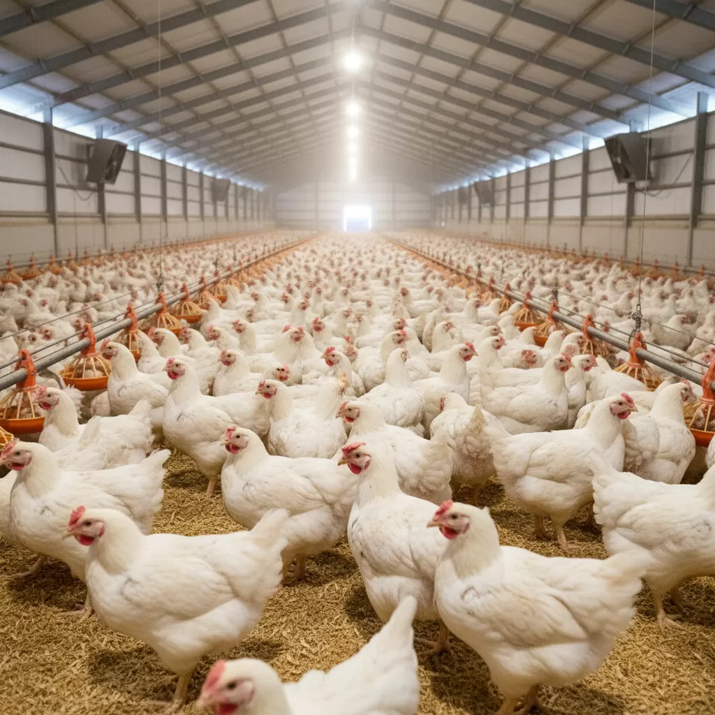 Sự phát triển đồng đều của đàn gà phụ thuộc rất lớn vào hàm lượng vitamin trong khẩu phần ăn