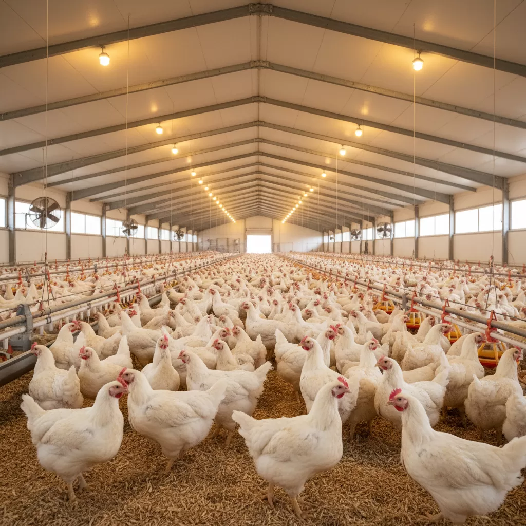 Đảm bảo dinh dưỡng và ánh sáng đầy đủ là chìa khóa giúp đàn gà phát triển khỏe mạnh