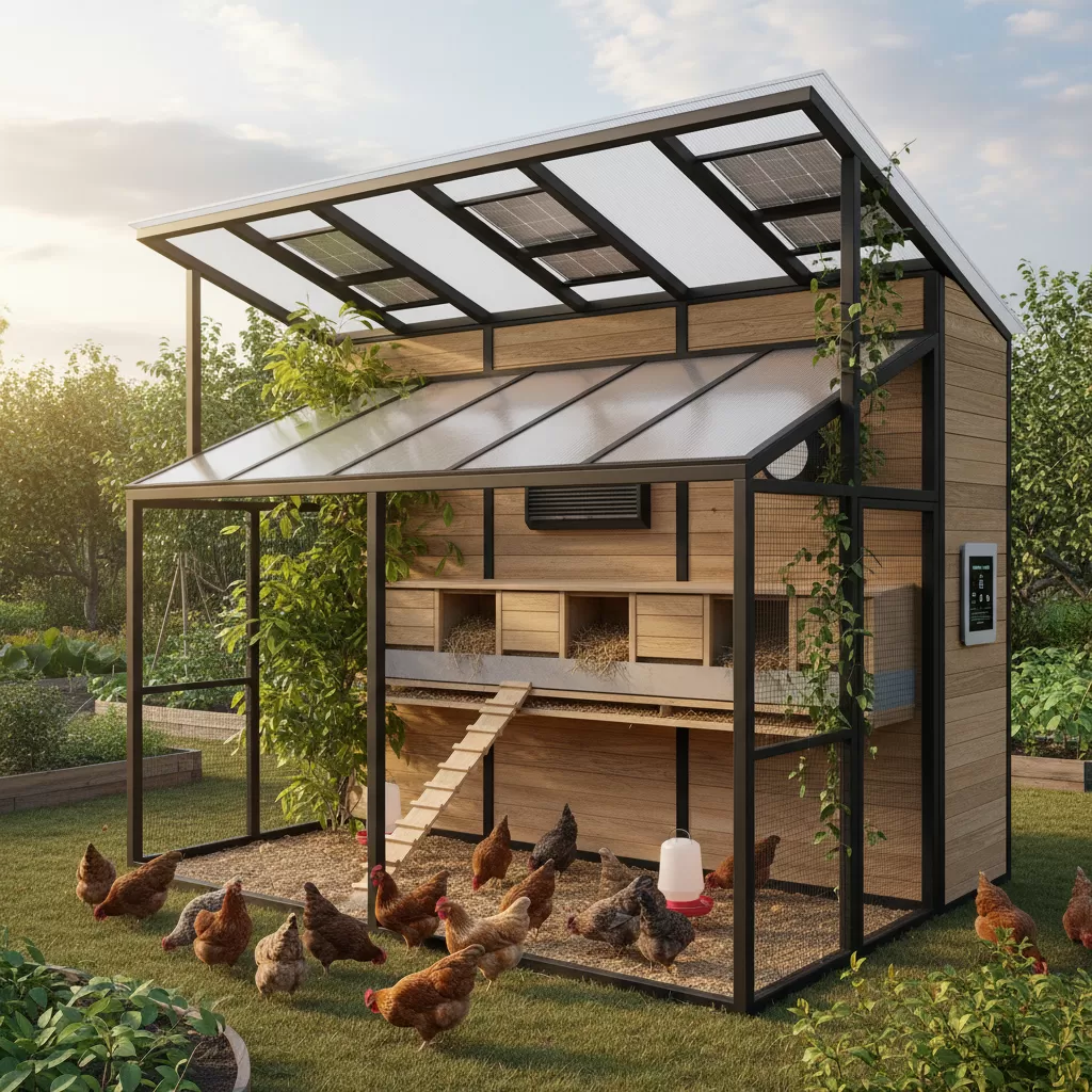 Sử dụng vật liệu truyền sáng giúp tối ưu hóa nguồn ánh sáng tự nhiên trong chuồng nuôi