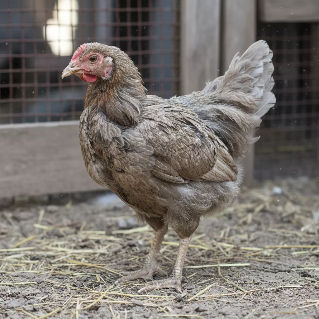 Gà bị thiếu hụt vitamin B12 thường có biểu hiện lông xơ xác và chậm phát triển