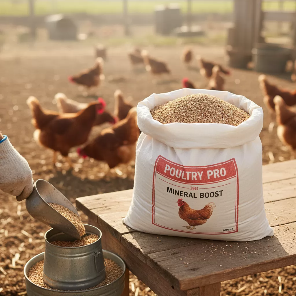 Bổ sung khoáng Premix đúng cách giúp đàn gà phát triển tối ưu