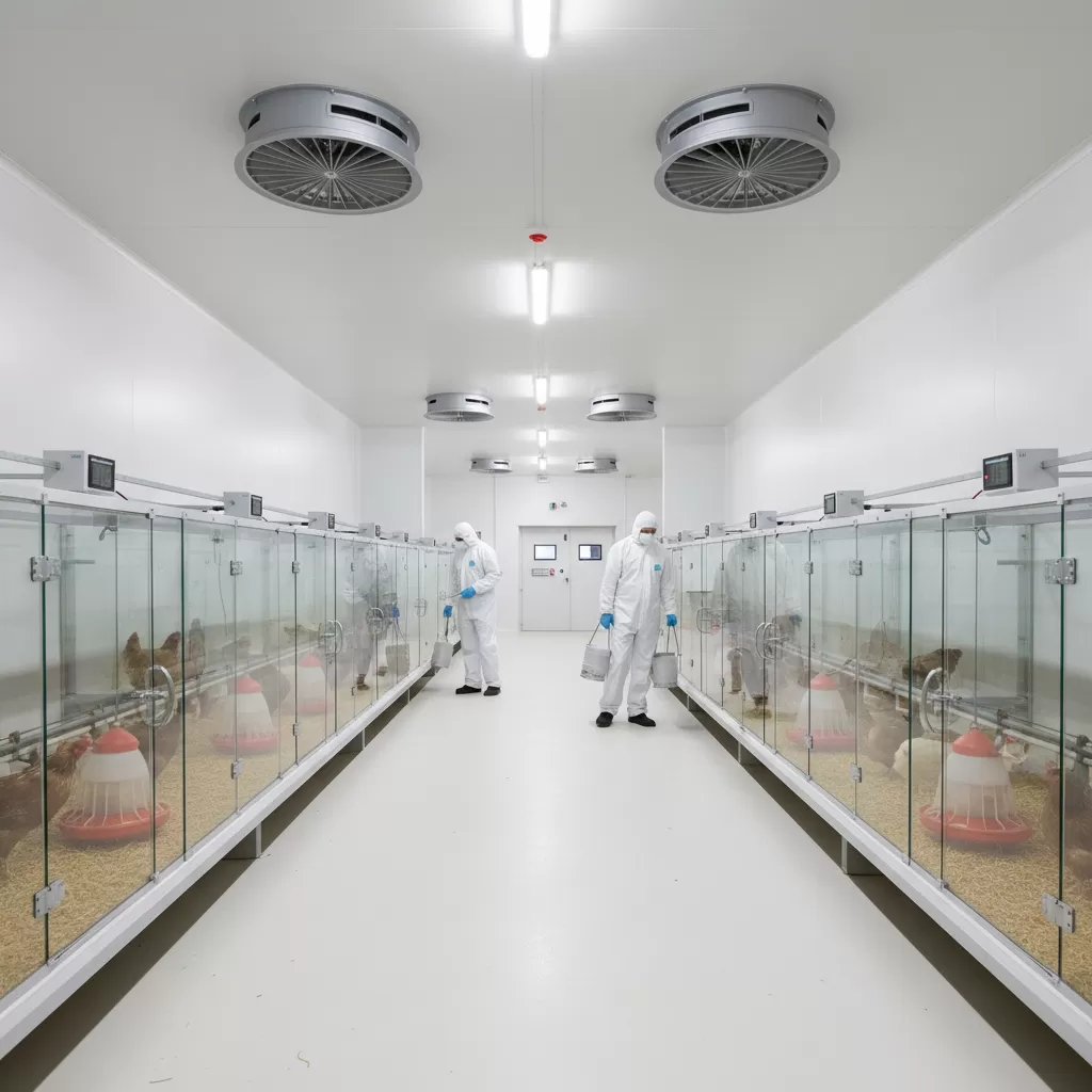 Thiết lập khu cách ly là bước quan trọng hàng đầu trong quy trình an toàn sinh học trang trại