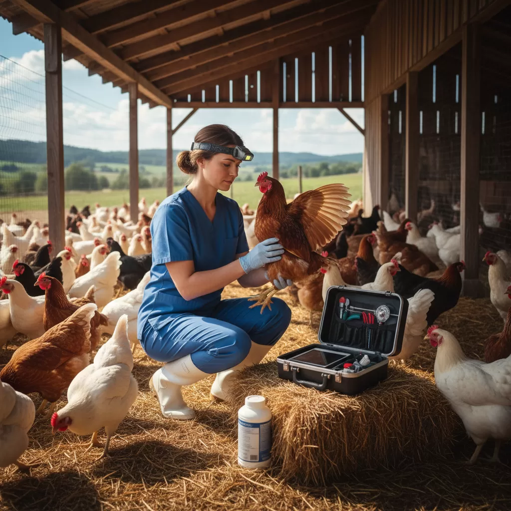 gemini_image_1770293132 Sự can thiệp của chuyên gia thú y giúp xác định đúng bệnh và phác đồ điều trị