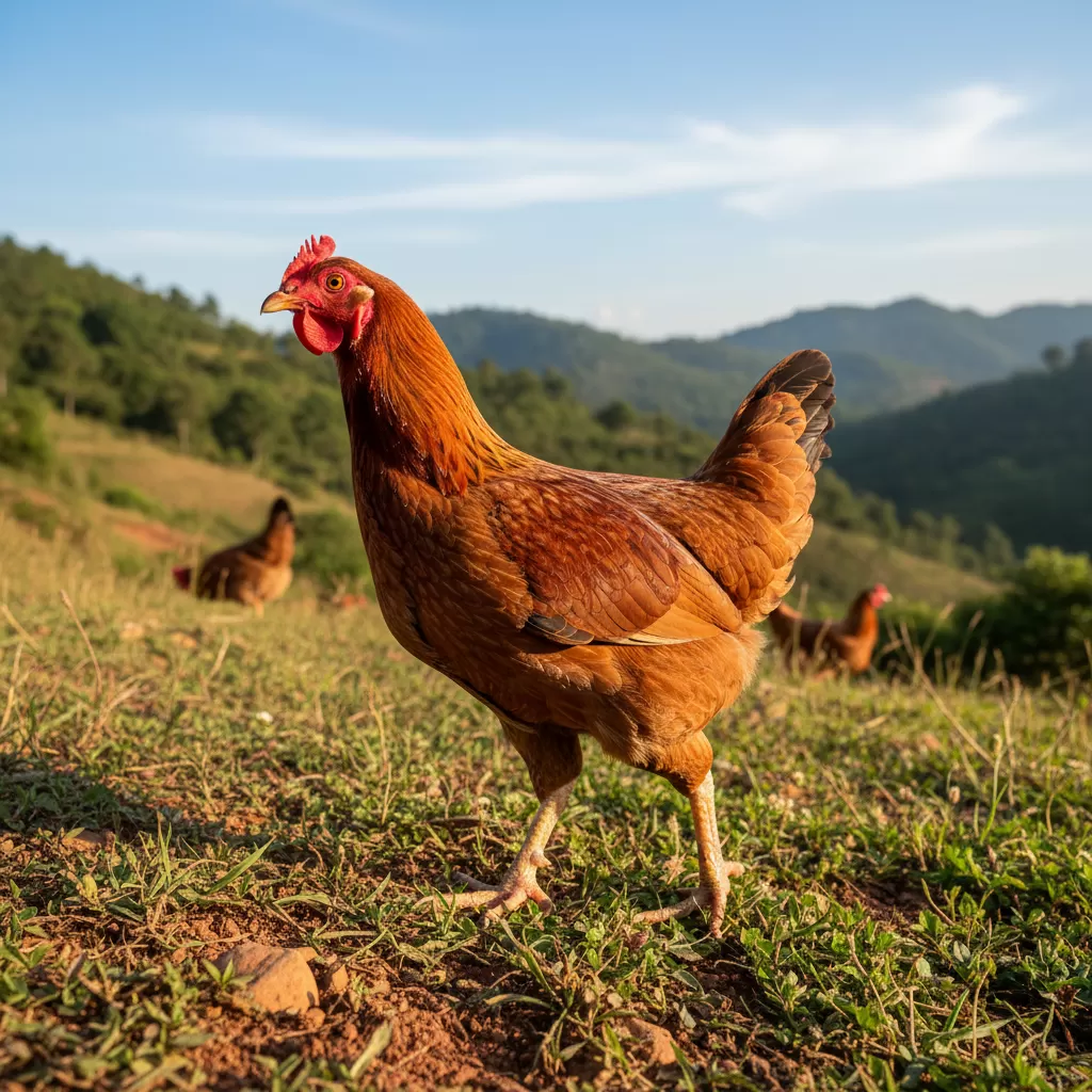 Sản phẩm gà đồi có chất lượng thịt thơm ngon săn chắc và giàu dinh dưỡng được thị trường ưa chuộng