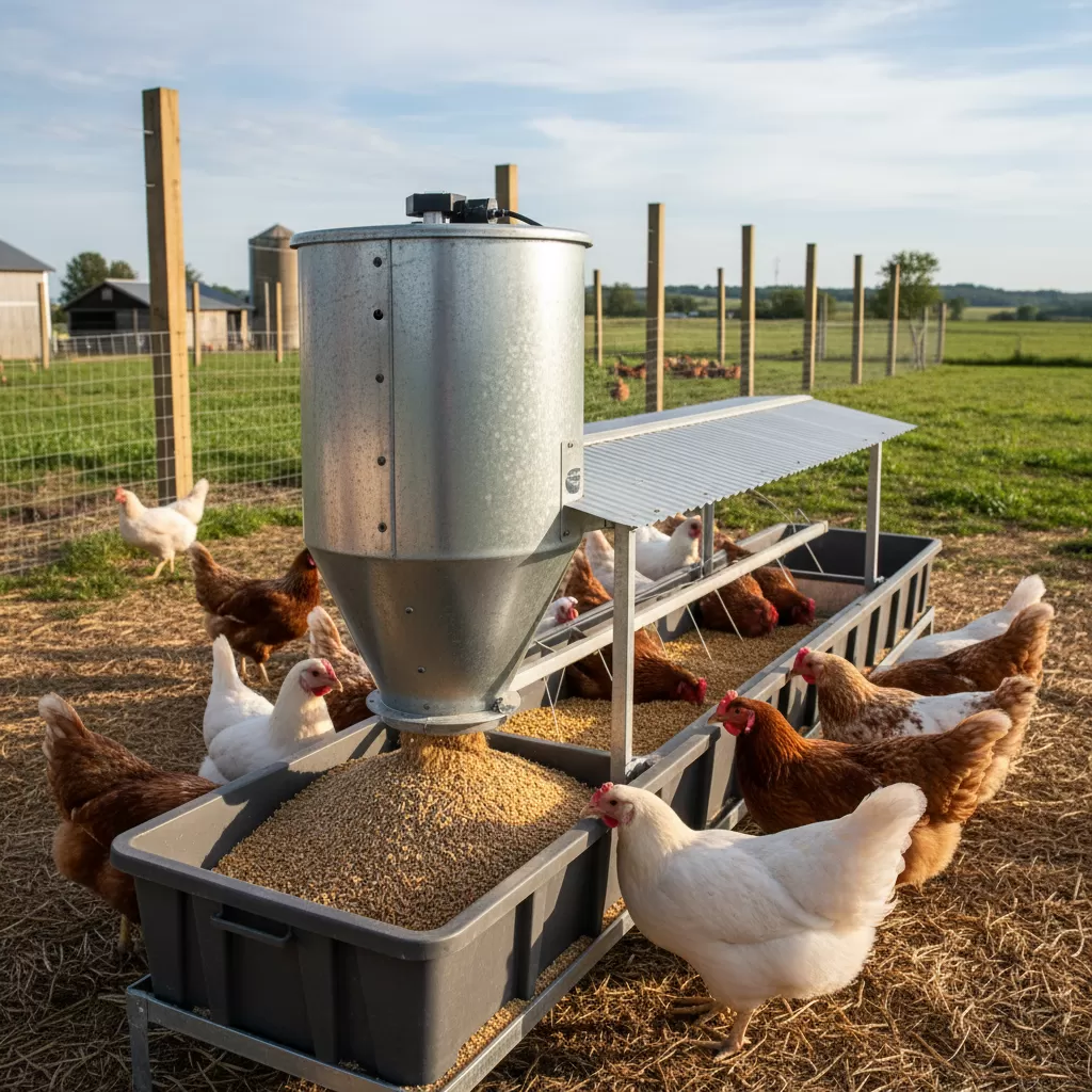 Chi phí thức ăn chiếm tỷ trọng lớn nhất trong đầu tư nuôi gà