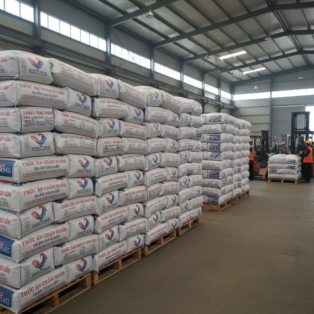 Chi phí thức ăn tăng cao vào giai đoạn cuối lứa nuôi tạo áp lực lớn lên dòng vốn