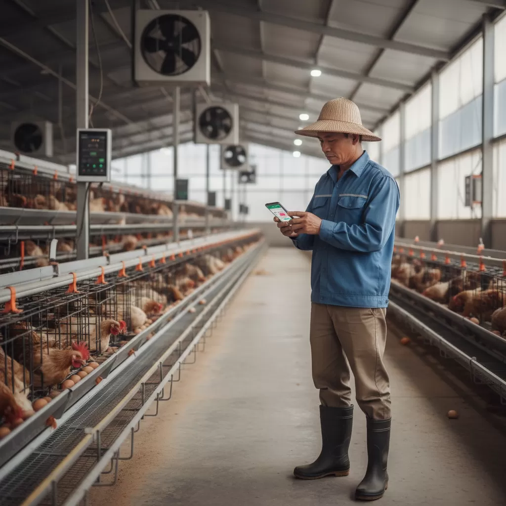 Ứng dụng công nghệ số giúp tối ưu hóa quy trình quản lý trang trại gà