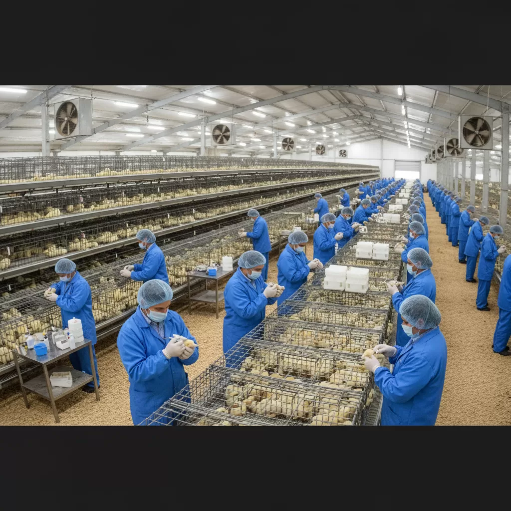 Công tác tiêm phòng vaccine là bước then chốt để bảo vệ đàn gà khỏi dịch bệnh