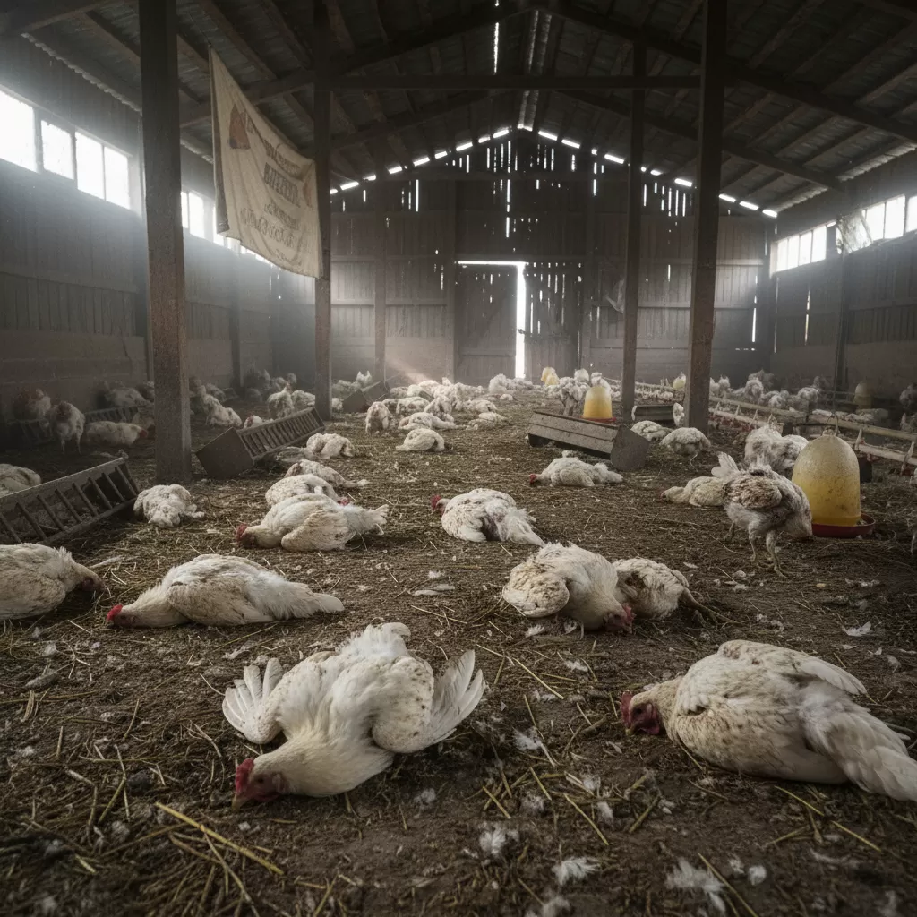 Sự chủ quan trong phòng bệnh có thể dẫn đến thiệt hại toàn bộ đàn gà