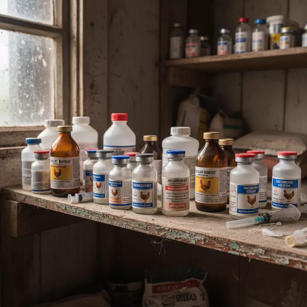 Các loại vắc xin và thuốc kháng sinh cần thiết cho đàn gà