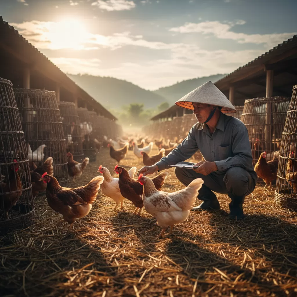 Thiết lập quy trình chăm sóc gà khoa học giúp nâng cao năng suất chăn nuôi