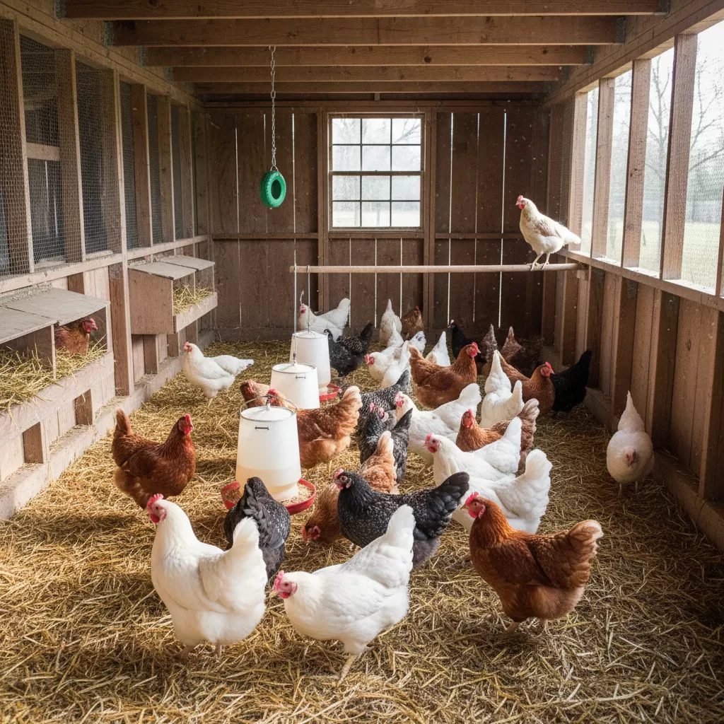 Kiểm soát mật độ nuôi giúp duy trì môi trường chuồng trại trong lành