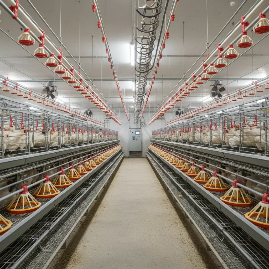 Trang thiết bị chuồng trại hiện đại giúp tối ưu hóa quy trình chăm sóc